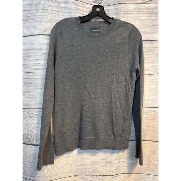 Zadig & Voltaire Gray Cashmere Sweater M - Picture 1 of 4